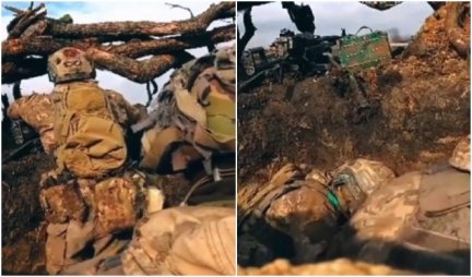 (VIDEO) NAJOPASNIJI POSAO U UKRAJINI! Stravičan snimak sa fronta, MITRALJEZAC se spremio da RASPALI po RUSKIM položajima, a onda...