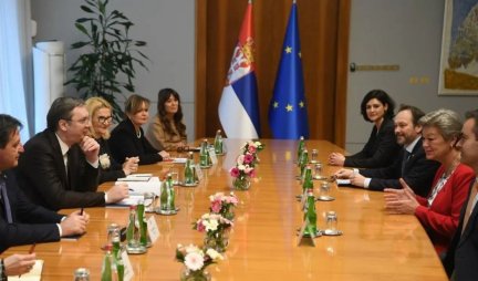 SRBIJA JE OD POČETKA ODGOVORNO PRIHVATILA SVOJ DEO OBAVEZA! Vučić se sastao sa komesarkom EU za unutrašnje poslove (FOTO)