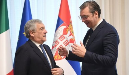 Vučić čestitao Tajaniju: Dragi prijatelju, uveren sam da ćete ovu dužnost obavljati uspešno