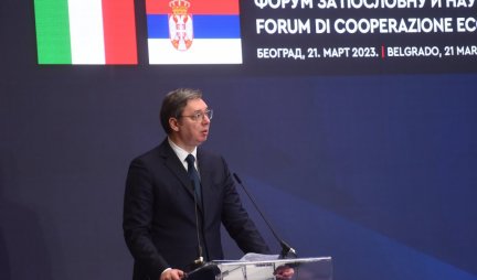 NA SRBIJU UVEK MOŽETE DA RAČUNATE! Vučić: Italija nam je iskren prijatelj na kojeg smo uvek mogli da se oslonimo