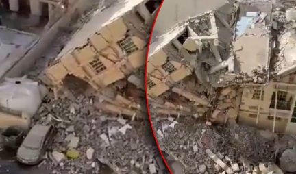 (VIDEO) HOROR U KATARU, SRUŠILA SE VIŠESPRATNICA! Jeziv snimak iz Dohe, ima POGINULIH, spasioci tragaju za preživelima!