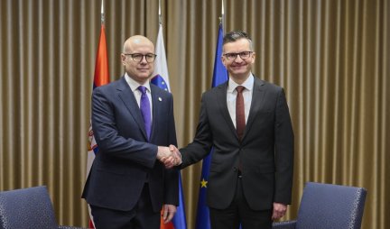 SRBIJA ĆE SVE ŠTO IMA NESEBIČNO DELITI SA PRIJATELJIMA IZ SLOVENIJE! Ministar Vučević se sastao sa Šarecom u Ljubljani (FOTO)