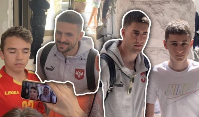 NAVIJAČI OPKOLILI "ORLOVE"! Srbi stigli u Podgoricu, Vlahović i Tadić u centru pažnje! (VIDEO/FOTO)