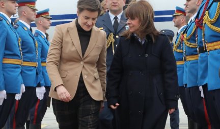 Ana Brnabić dočekala predsednicu Grčke! Katerina Sakelaropulu stigla u Beograd (FOTO)