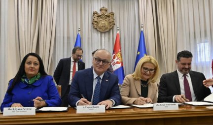 Vlada Srbije i EIB potpisali ugovor o dodeli bespovratnih 175 miliona evra, druga tranša za brzu prugu Beograd - Niš