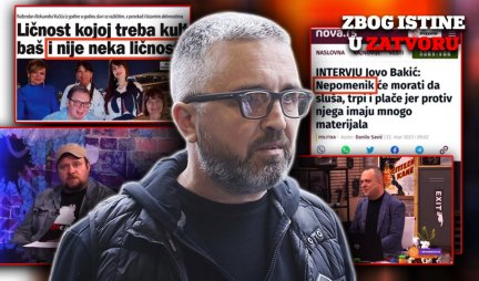 ON ZBOG ISTINE U ZATVORU, A ONI ZA LAŽI NA SLOBODI! Vučićević je osuđen na 6 meseci jer je rekao istinu, a "kolege" koje su izrekle stotine neistina šetaju slobodno! (VIDEO)
