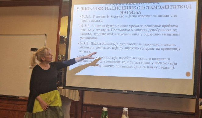 Jasmina Đelić, načelnica Odeljenja za koordinaciju rada školskih uprava, Ministarstvo prosvete