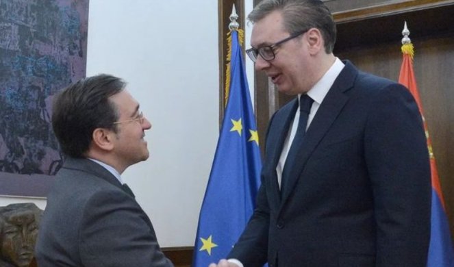 UVEK DOBAR SASTANAK SA PRIJATELJIMA KOJI POŠTUJU SRBIJU! Vučić sa Albaresom: Izrazio sam zabrinutost zbog sve učestalijih napada na Srbe na KiM (FOTO)