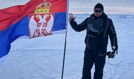 ISTORIJSKI PODVIG, ZAVIORILA SE TROBOJKA! Srđan Lolić je prvi Srbin koji je postavio našu zastavu na Arktiku, ceo svet o ovome sanja, a on je uspeo!