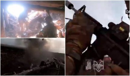 (VIDEO) JEZIV SNIMAK BLISKE BORBE U BAHMUTU! Ukrajinac nakon udara GRANATE izleteo iz bunkera i RASPALIO PO RUSIMA!