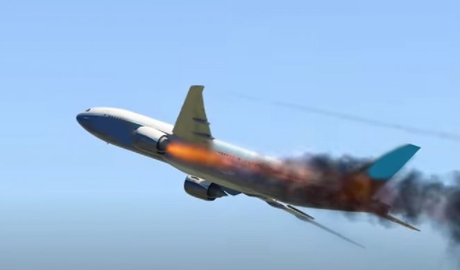 (VIDEO) GORI AVION SA 150 PUTNIKA! Hoće li piloti spustiti letelicu u plamenu? DRAMA U VAZDUHU!