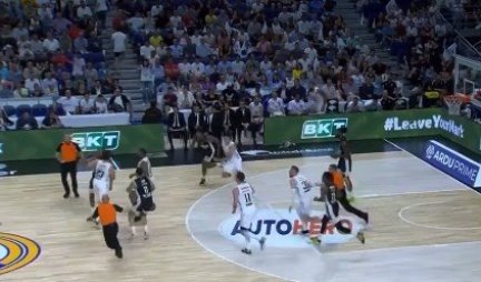 ŠPANCI OBJAVILI SNIMAK! Evo kako je SVE POČELO i kako se završilo LUDILO i HAOS između košarkaša Partizana i Reala! (VIDEO)