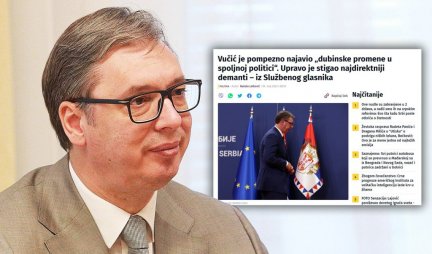 OVI ILI SE DROGIRAJU, ILI SU TOTALNE NEZNALICE! Tajkunski medij ponovo spinuje izjave predsednika Vučića (FOTO)