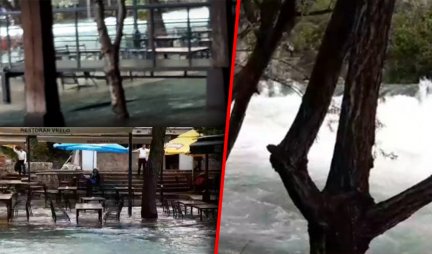 SODOMA I GOMORA U HERCEGOVINI! Izlile se reke zbog obilnih padavina, bujica nosi sve pred sobom! Ugostiteljski objekti poplavljeni (FOTO/VIDEO)