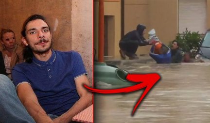 OVO JE SRBIN HEROJ ITALIJE! Đorđe nije mario za svoj život - Skočio je u bujicu da bi spasio majku sa MALIM DETETOM (FOTO/VIDEO)