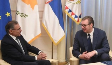 ČESTITAO SAM NA USPEŠNOM MANDATU! Vučić sa ambasadorom Kipra: Razgovarali smo o istorijski potvrđenoj bliskosti i solidarnosti dva naroda