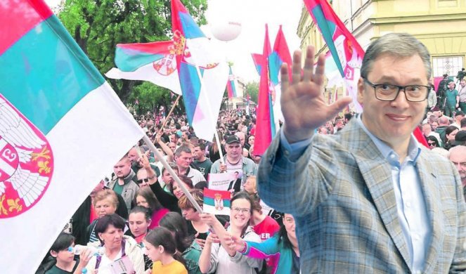 HVALA SRBIJO! Vučić se zahvalio okupljenom narodu i podelio slike iz Beograda (VIDEO)