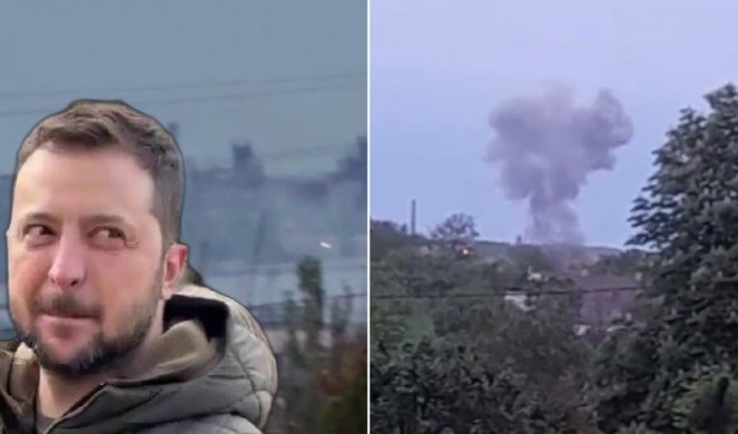 (VIDEO) STORM ŠEDOU TUČE PO MARIJUPOLJU, UKRAJINCI POGODILI AZOVSTALJ! Poleteli avioni za raketne udare, kamere zabeležile snažnu eksploziju!