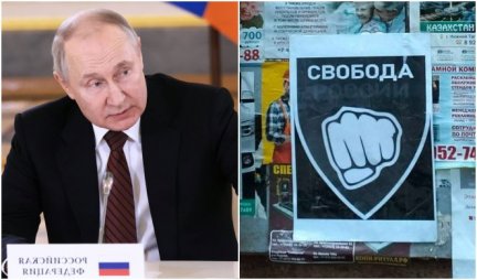 SIMBOLI POKRETA "OTPOR" U RUSIJI, KREĆU U RUŠENJE PUTINA?! Centar Perma oblepljen plakatima podrške proukrajinskoj "Legiji slobodne Rusije"!