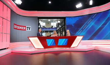 OVO SVETSKI IZGLEDA! Jovana Jeremić oduševljena studiom Informer televizije