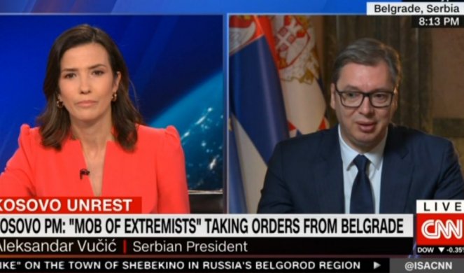 "DA LI ĆETE PRIZNATI NEZAVISNO KOSOVO?" Vučić dao jasan odgovor u intervjuu za CNN