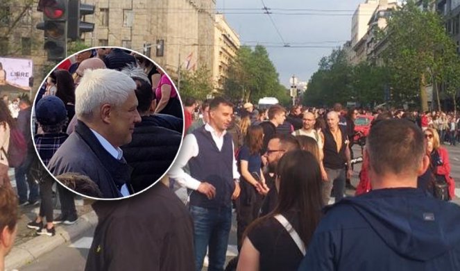 A EVO I NJEGA! Na prozapadnom protestu danas i Boris Tadić!