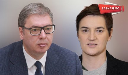 DANAS ĆU IMATI SASTANAK SA PREDSEDNIKOM VUČIĆEM! Premijerka Srbije najavila razgovor sa šefom države