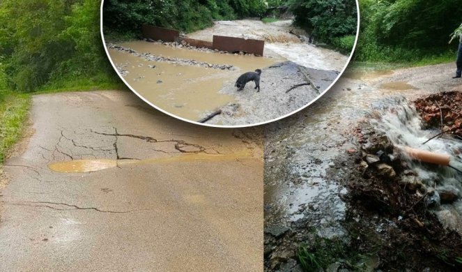 POPLAVLJENI PUTEVI I OŠTEĆENI MOSTOVI! Nevreme razorilo Lučane, prizori su zastrašujući (FOTO)