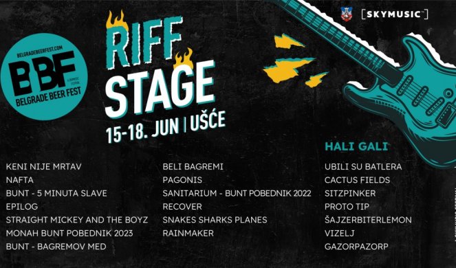 Belgrade Beer Fest: Riff stage donosi najbolje od domaće rok scene - otkriveno ko nastupa