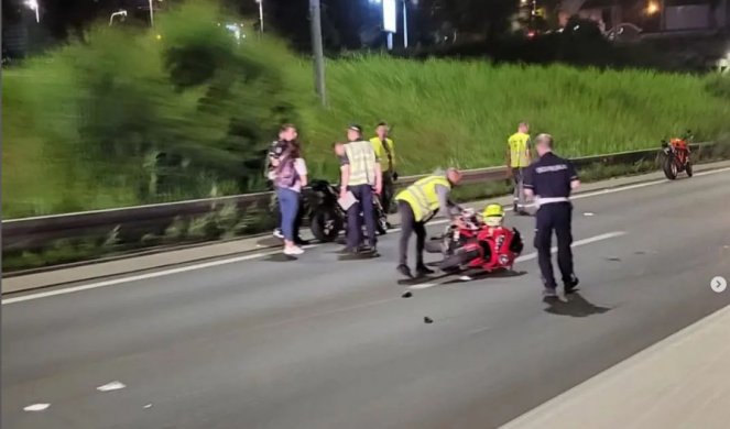 DETALJI SUDARA MOTORA NA AUTO-PUTU! Muškarac (36) bez dozvole udario u motor, a na njega naleteo drugi motocikl (FOTO)