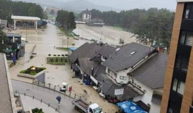 VELIKI DEO OVE SRPSKE PLANINE JE POD VODOM: Zlatibor danas izgleda zastrašujuće