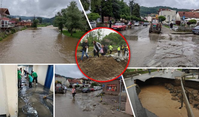 POTPUNI HAOS ŠIROM DRŽAVE: Srbija paralisana, dramatični prizori, ulicama teku potoci, putevi NEPROHODNI (FOTO/VIDEO)