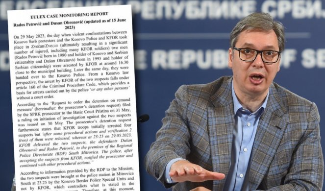 EKSKLUZIVNO! Ovo je Euleksov izveštaj o kojem je govorio predsednik Vučić (FOTO)