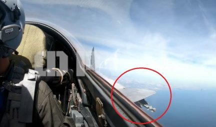 POGLEDAJTE KAKO SRPSKI "MIG-29" RAZNOSI DRON IZNAD CRNOG MORA! Pogodio sve mete u vazduhu! (VIDEO)