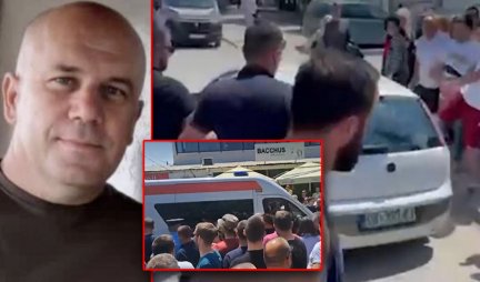 GAZILI SRBE NASRED ULICE! Srbi u Gračanici se okupili u znak protesta zbog hapšenja Dragiše Milenkovića, vozilo sa "kosovskim" tablicama uletelo u masu! (VIDEO)
