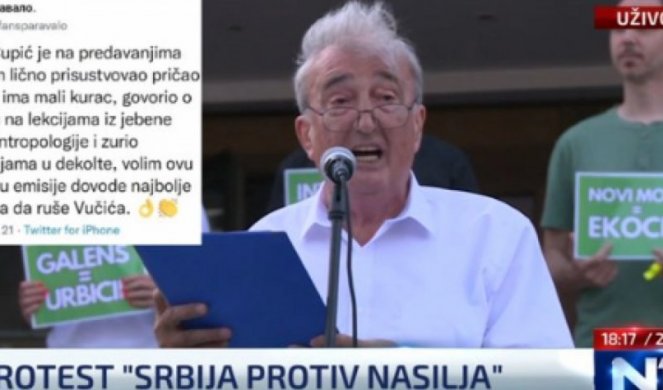 APSURD U NOVOM SADU Na protestu "protiv nasilja" govori profesor kog studenti optužuju za NAJODVARATNIJE uznemiravanje!