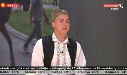 MAJCI SAM REKAO DA SE NE STIDIM NAŠE TRADICIJE! Maturant koji je oduševio Srbiju na Informer TV: Nisam ni sanjao da ću jednog dana završiti u novinama! (VIDEO)