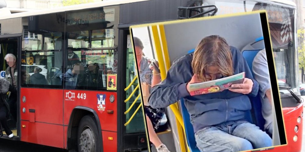 Skandalozna scena u gradskom prevozu! Muškarac šmrče usred bela dana - Putnici ne reaguju! (VIDEO)