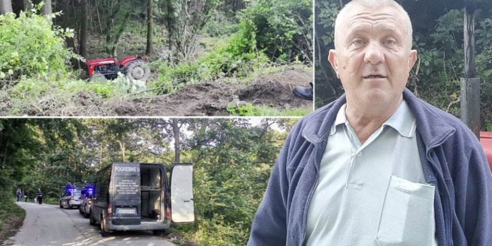 (FOTO / VIDEO) Povezao komšiju traktorom, pa sleteli s puta: Detalji nesreće kod Niša
