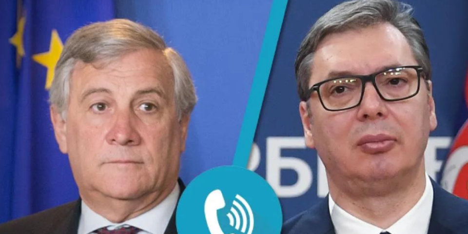 Zatražio je da Srbija učini sve da se održi stabilnost u regionu! Predsednik razgovarao sa Antonijom Tajanijem!