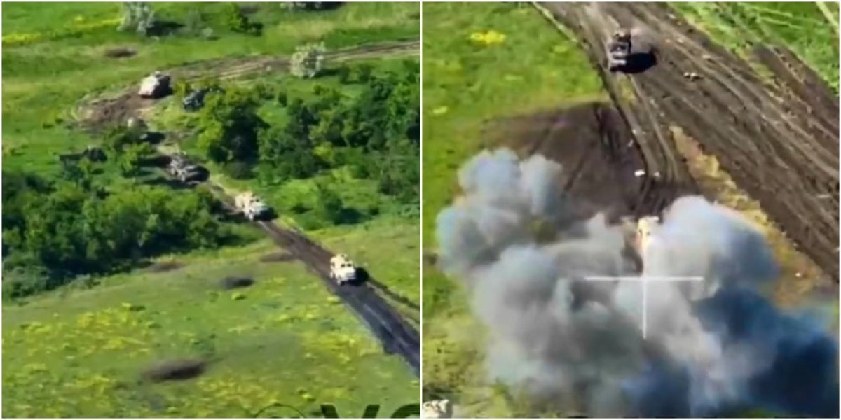 (VIDEO) Stravičan snimak sa fronta! Ukrajinska kolona uletela u minsko polje, nije im bilo spasa!