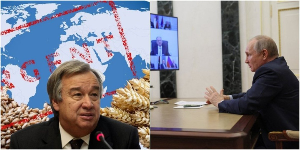 Prvi čovek UN priznao: Izvoz ruskih proizvoda se suočava s preprekama! Šta je Gutereš ponudio Putinu pre raskida sporazuma o žitu?