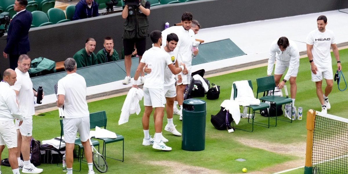 Novak i Alkaraz zajedno na treningu pred polufinalne duele! (VIDEO)