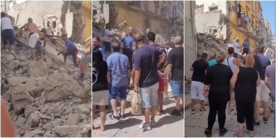 (VIDEO/FOTO) Tragedija u Italiji! Srušila se trospratnica: Čula se zaglušujuća buka, a onda je ulicu prekrio dim!