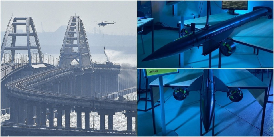 (VIDEO) Ovim su Ukrajinci gađali Krimski most?! Podvodni dronovi prave pakao Rusiji na Crnom moru!