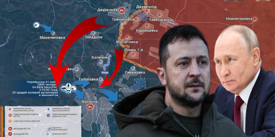 Šok u Ukrajini! Počela evakuacija Kupjanska, Rusi svim silama nadiru ka gradu!