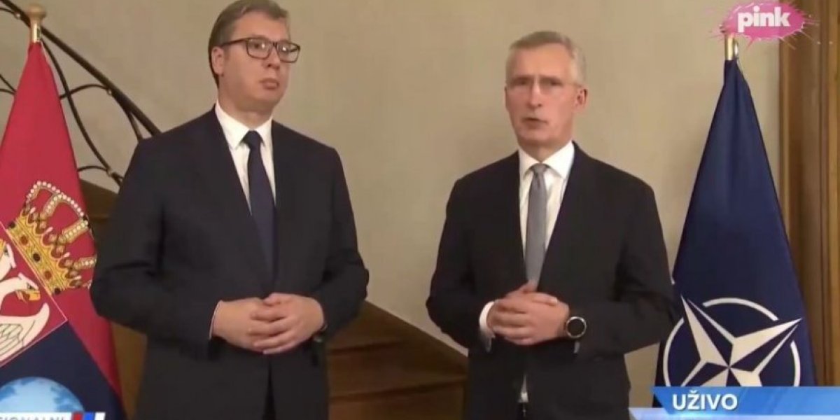 Sastali se Vučić i Stoltenberg: Veoma sam zabrinut zbog celokupne situacije na KiM