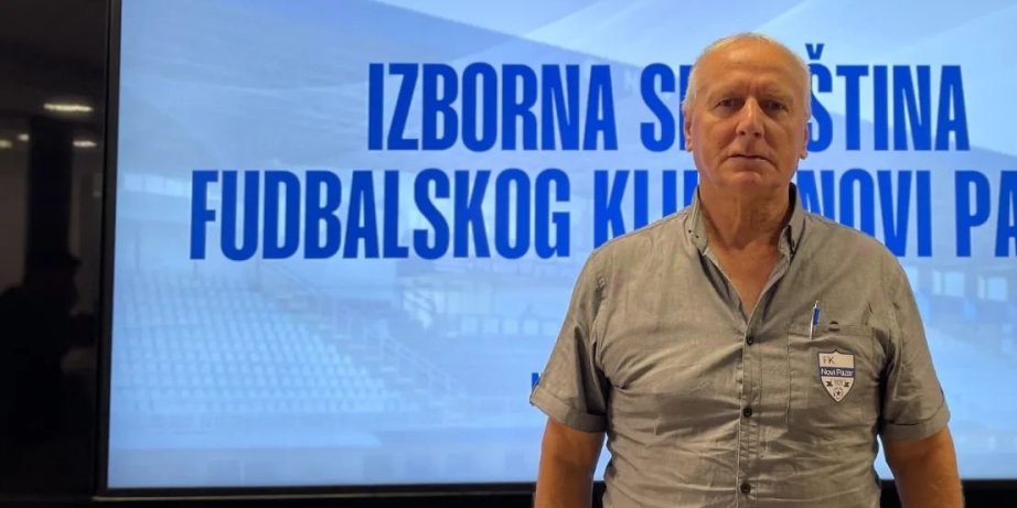 Legendarni fudbaler Partizana novi predsednik Novog Pazara