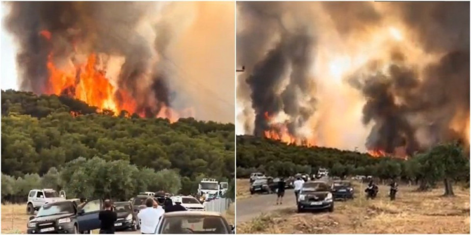 (VIDEO) Nema kraja paklu u Grčkoj! Izbila 64 nova požara, u toku najveća evakuacija u istoriji!