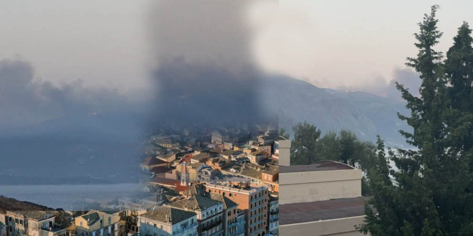 Veliki požar i na Krfu! Naređena evakuacija pet naselja (FOTO+VIDEO)